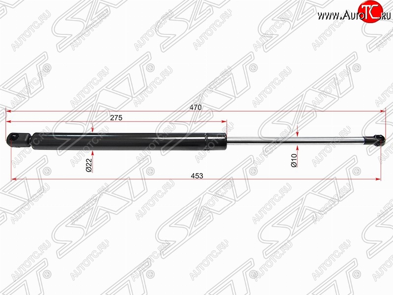 669 р. Газовый упор крышки багажника SAT Volkswagen Golf 5 хэтчбэк (2003-2009)  с доставкой в г. Новочеркасск