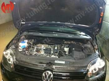 Упор капота MV-Tuning (одинарный) Volkswagen Golf Plus 5 (2004-2009)