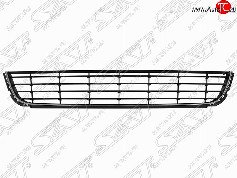 1 259 р. Решётка в передний бампер (с хром молдингом) 5D SAT  Volkswagen Golf  6 (2008-2014) хэтчбэк 5 дв.  с доставкой в г. Новочеркасск