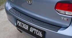 Защитная накладка на задний бампер RA Volkswagen Golf 6 хэтчбэк 5 дв. (2008-2014)