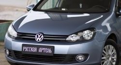 579 р. Реснички на фары RA Volkswagen Golf 6 хэтчбэк 5 дв. (2008-2014) (Неокрашенные)  с доставкой в г. Новочеркасск. Увеличить фотографию 4