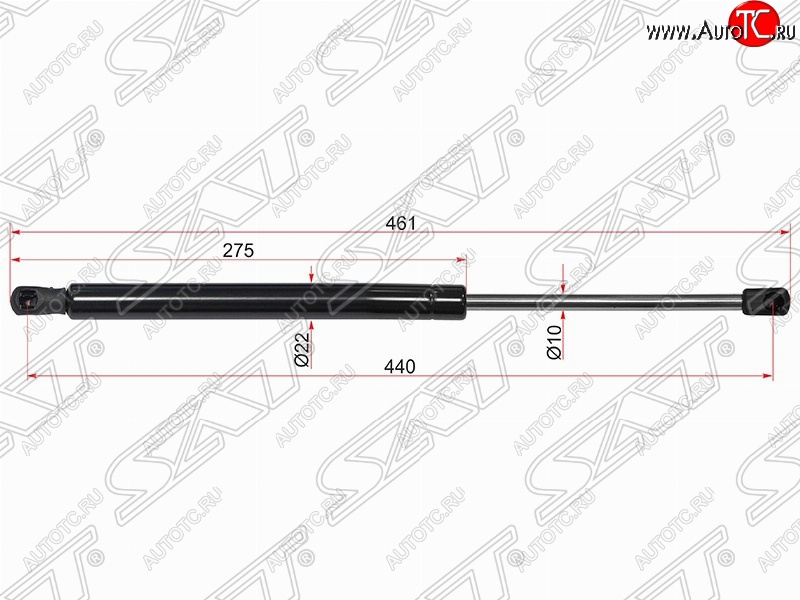 589 р. Газовый упор крышки багажника SAT  Volkswagen Golf  6 (2008-2014) хэтчбэк 5 дв.  с доставкой в г. Новочеркасск