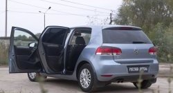 2 749 р. Накладки на порожки RA (комплект) Volkswagen Golf 6 хэтчбэк 5 дв. (2008-2014)  с доставкой в г. Новочеркасск. Увеличить фотографию 2