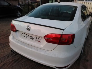 3 049 р. Лип спойлер АВТОКРАТ Volkswagen Jetta A6 седан дорестайлинг (2011-2015) (Неокрашенный)  с доставкой в г. Новочеркасск. Увеличить фотографию 2