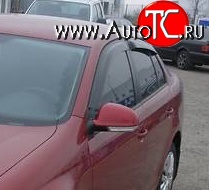 2 499 р. Дефлекторы окон (ветровики) Novline 4 шт Volkswagen Jetta A5 седан (2005-2011)  с доставкой в г. Новочеркасск