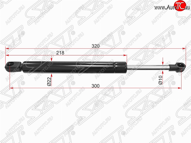 549 р. Газовый упор крышки багажника SAT Volkswagen Jetta A5 седан (2005-2011)  с доставкой в г. Новочеркасск