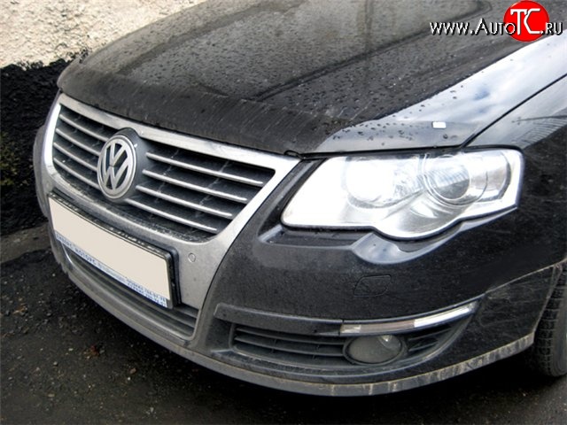 2 879 р. Дефлектор капота NovLine  Volkswagen Passat  B6 (2005-2011) седан  с доставкой в г. Новочеркасск