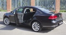 2 259 р. Накладки на порожки RA (комплект) Volkswagen Passat B7 седан (2010-2015)  с доставкой в г. Новочеркасск. Увеличить фотографию 2