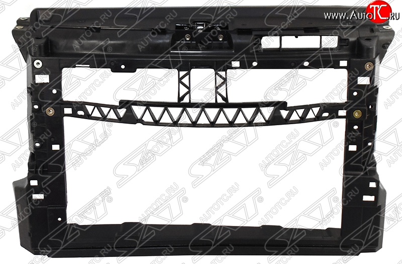 2 499 р. Рамка радиатора (телевизор) (бензин) SAT Volkswagen Polo 5 седан рестайлинг (2015-2020) (Неокрашенная)  с доставкой в г. Новочеркасск