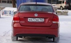 4 199 р. Козырёк на заднее лобовое стекло Sport  Volkswagen Polo  5 (2009-2020) седан дорестайлинг, хэтчбек рестайлинг (Неокрашенный)  с доставкой в г. Новочеркасск. Увеличить фотографию 3