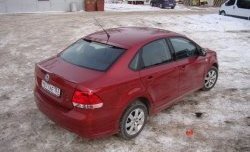 4 199 р. Козырёк на заднее лобовое стекло Sport  Volkswagen Polo  5 (2009-2020) седан дорестайлинг, хэтчбек рестайлинг (Неокрашенный)  с доставкой в г. Новочеркасск. Увеличить фотографию 5