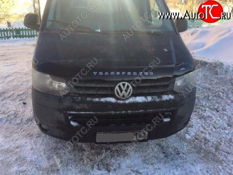 999 р. Дефлектор капота Russtal (вариант Б) Volkswagen Transporter T5 рестайлинг (2009-2015)  с доставкой в г. Новочеркасск