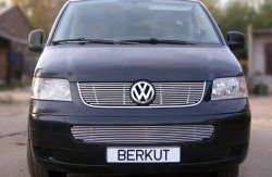 5 999 р. Декоративная вставка воздухозаборника Berkut Volkswagen Transporter T5 дорестайлинг (2003-2009)  с доставкой в г. Новочеркасск. Увеличить фотографию 1