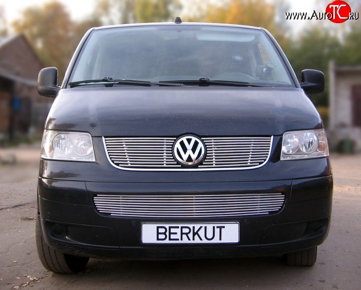 5 999 р. Декоративная вставка воздухозаборника Berkut  Volkswagen Transporter  T5 (2003-2009) дорестайлинг  с доставкой в г. Новочеркасск