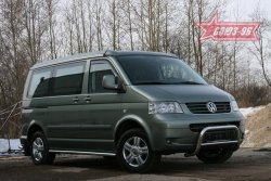 12 959 р. Защита переднего бампера Souz-96 (d60) Volkswagen Transporter T5 дорестайлинг (2003-2009)  с доставкой в г. Новочеркасск. Увеличить фотографию 1