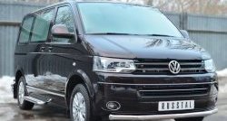 13 999 р. Широкая защита порогов (Multivan-Caravelle) SLITKOFF  Volkswagen Transporter  T6 (2015-2019) дорестайлинг  с доставкой в г. Новочеркасск. Увеличить фотографию 3