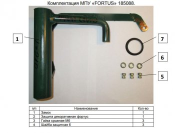 12 349 р. Замок КПП FORTUS AT+  Volkswagen Teramont  CA1 (2016-2020) дорестайлинг  с доставкой в г. Новочеркасск. Увеличить фотографию 3