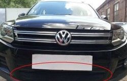 2 699 р. Защитная решётка в воздуховод автомобиля Russtal (черная)  Volkswagen Tiguan  Mk2 (2016-2020) дорестайлинг  с доставкой в г. Новочеркасск. Увеличить фотографию 1