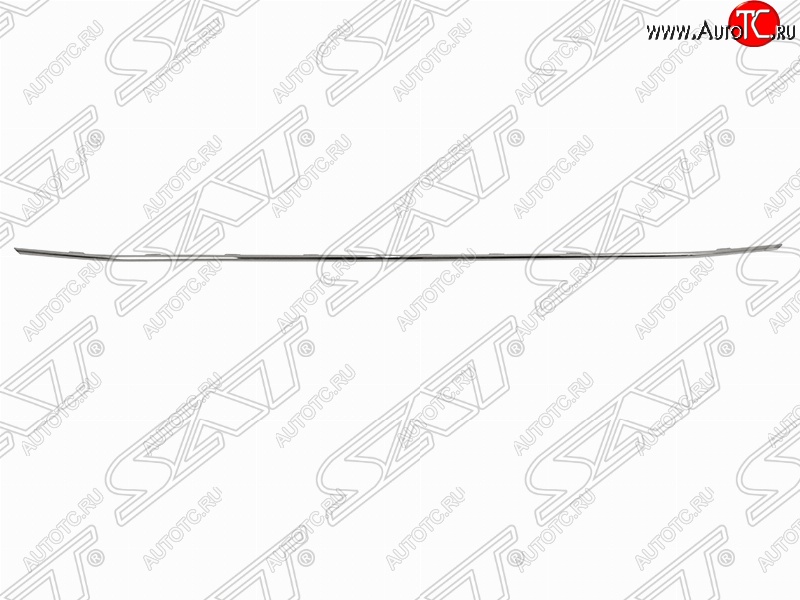 2 399 р. Молдинг на передний бампер SAT  Volkswagen Tiguan  Mk2 (2016-2020) дорестайлинг (центр, Неокрашенный)  с доставкой в г. Новочеркасск