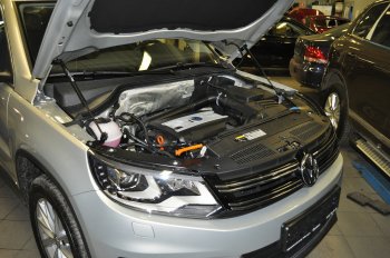 Упоры капота Russtal Volkswagen Tiguan NF дорестайлинг (2006-2011)