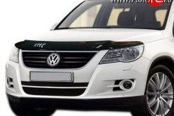 2 499 р. Дефлектор капота NovLine  Volkswagen Tiguan  NF (2006-2011) дорестайлинг  с доставкой в г. Новочеркасск. Увеличить фотографию 1