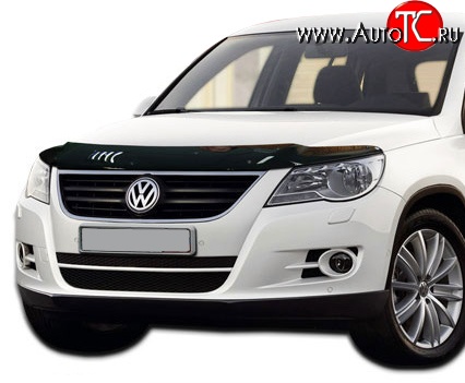 2 499 р. Дефлектор капота NovLine  Volkswagen Tiguan  NF (2006-2011) дорестайлинг  с доставкой в г. Новочеркасск