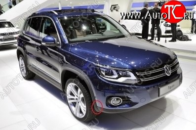 26 999 р. Накладки на колёсные арки CT  Volkswagen Tiguan  NF (2011-2017) рестайлинг (Неокрашенные)  с доставкой в г. Новочеркасск