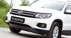 699 р. Реснички на фары RA Volkswagen Tiguan NF рестайлинг (2011-2017) (Неокрашенные)  с доставкой в г. Новочеркасск. Увеличить фотографию 4