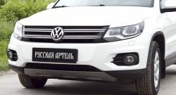 699 р. Реснички на фары RA  Volkswagen Tiguan  NF (2011-2017) рестайлинг (Неокрашенные)  с доставкой в г. Новочеркасск. Увеличить фотографию 6