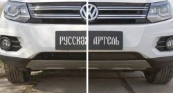 1 639 р. Защитная сетка решетки переднего бампера (Track & Field) РА Volkswagen Tiguan NF рестайлинг (2011-2017)  с доставкой в г. Новочеркасск. Увеличить фотографию 4