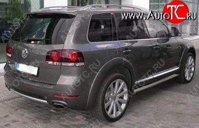 9 649 р. Накладки на колёсные арки CT v2 Volkswagen Touareg GP рестайлинг (2006-2010) (Неокрашенные)  с доставкой в г. Новочеркасск