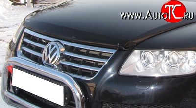 2 369 р. Дефлектор капота NovLine Volkswagen Touareg GP рестайлинг (2006-2010)  с доставкой в г. Новочеркасск