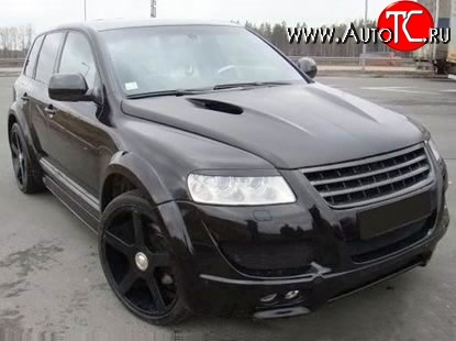 37 849 р. Пластиковый капот Techart Magnum Style 7L Volkswagen Touareg GP дорестайлинг (2002-2007) (Неокрашенный)  с доставкой в г. Новочеркасск