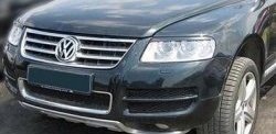 1 099 р. Реснички на фары CT v1  Volkswagen Touareg  GP (2002-2007) дорестайлинг (Неокрашенные)  с доставкой в г. Новочеркасск. Увеличить фотографию 3