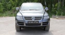 999 р. Реснички на фары RA Volkswagen Touareg GP дорестайлинг (2002-2007) (Неокрашенные)  с доставкой в г. Новочеркасск. Увеличить фотографию 3