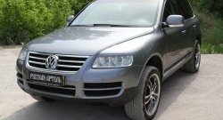 999 р. Реснички на фары RA Volkswagen Touareg GP дорестайлинг (2002-2007) (Неокрашенные)  с доставкой в г. Новочеркасск. Увеличить фотографию 5