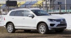 879 р. Реснички на фары RA  Volkswagen Touareg  NF (2014-2018) рестайлинг (Неокрашенные)  с доставкой в г. Новочеркасск. Увеличить фотографию 2