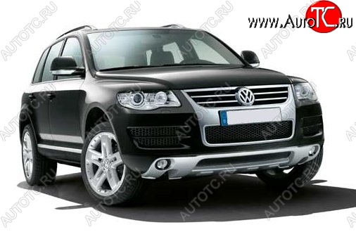 26 999 р. Накладка на передний бампер CT v3 Volkswagen Touareg NF дорестайлинг (2010-2014) (Неокрашенная)  с доставкой в г. Новочеркасск