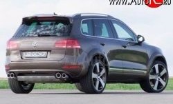 23 049 р. Накладка Je Design на задний бампер 7P Volkswagen Touareg NF дорестайлинг (2010-2014) (Комплект накладок, Неокрашенная)  с доставкой в г. Новочеркасск. Увеличить фотографию 2