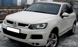 6 749 р. Решётка радиатора Sport Volkswagen Touareg NF дорестайлинг (2010-2014) (Неокрашенная)  с доставкой в г. Новочеркасск. Увеличить фотографию 4