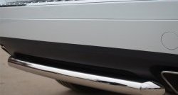 15 999 р. Одинарная защита заднего бампера из трубы диаметром 63 мм Russtal Volkswagen Touareg NF дорестайлинг (2010-2014)  с доставкой в г. Новочеркасск. Увеличить фотографию 3