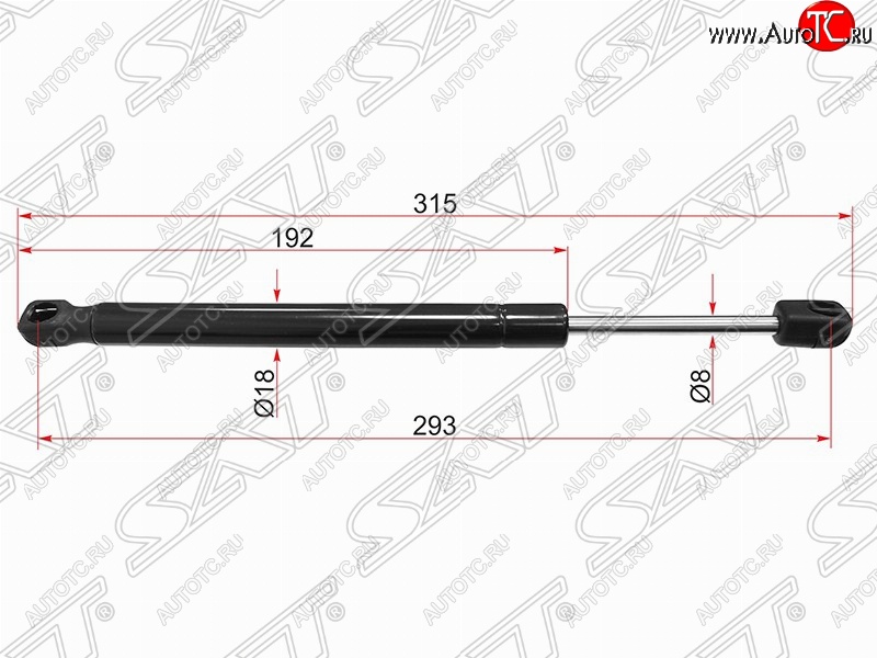 399 р. Газовый упор капота SAT Volvo S60 FS седан дорестайлинг (2010-2013)  с доставкой в г. Новочеркасск