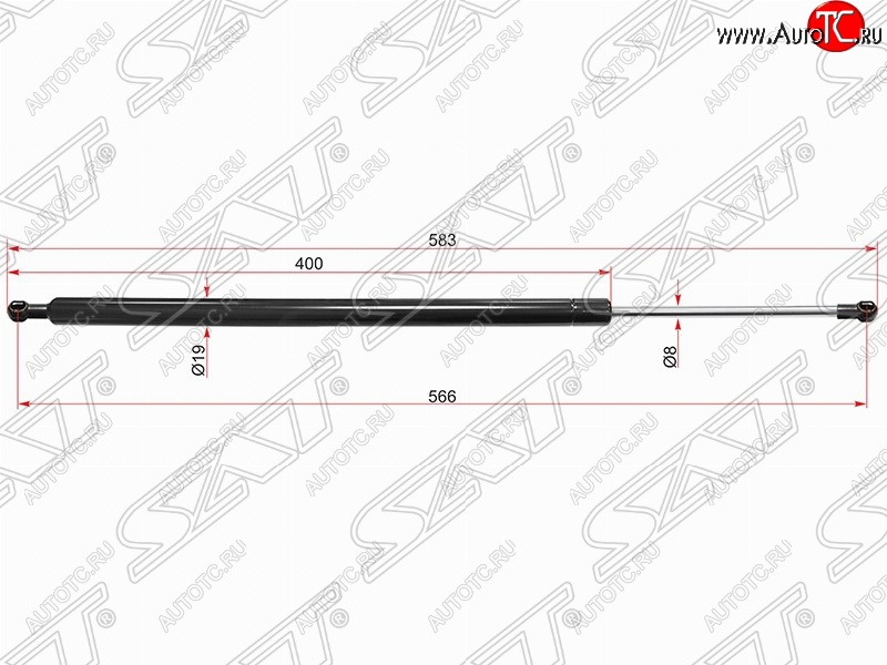 779 р. Газовый упор крышки багажника SAT  Volvo XC60 (2008-2022)  дорестайлинг,  рестайлинг  с доставкой в г. Новочеркасск