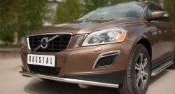 14 449 р. Одинарная защита переднего бампера диаметром 42 мм Russtal Volvo XC60  дорестайлинг (2008-2013)  с доставкой в г. Новочеркасск. Увеличить фотографию 2