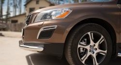 15 649 р. Одинарная защита переднего бампера диаметром 63 мм Russtal  Volvo XC60 (2008-2013)  дорестайлинг  с доставкой в г. Новочеркасск. Увеличить фотографию 3