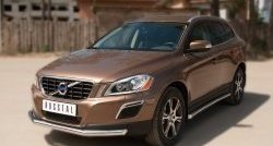 15 649 р. Одинарная защита переднего бампера диаметром 63 мм Russtal  Volvo XC60 (2008-2013)  дорестайлинг  с доставкой в г. Новочеркасск. Увеличить фотографию 4