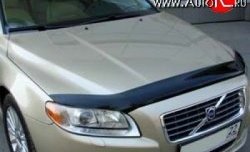 Дефлектор капота NovLine Volvo (Вольво) XC70 (ИксЦ70) (2007-2016) дорестайлинг, рестайлинг