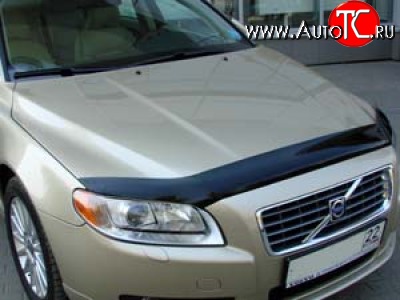 2 879 р. Дефлектор капота NovLine Volvo XC70 дорестайлинг (2007-2013)  с доставкой в г. Новочеркасск